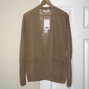 ellie Linen Blend Light cardigan Size L